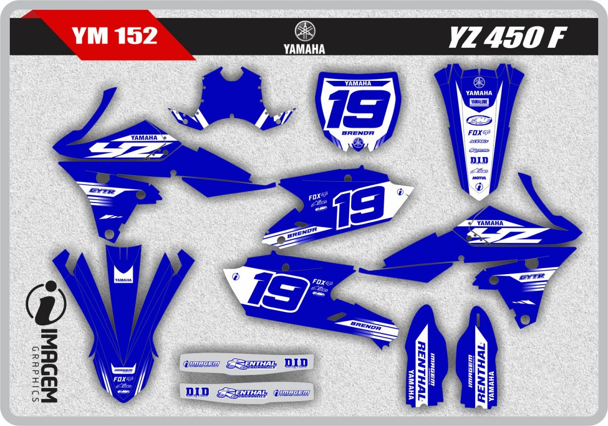 YM 152 YZ 450 F