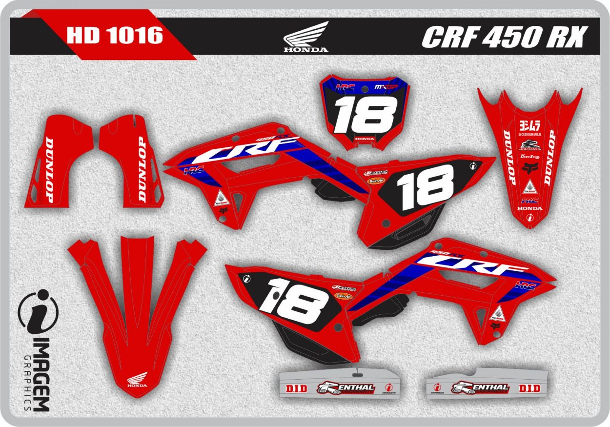 HD 1016 CRF 450 RX