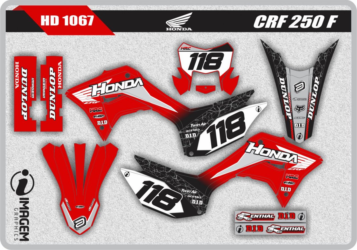 HD 1067 CRF 250 F