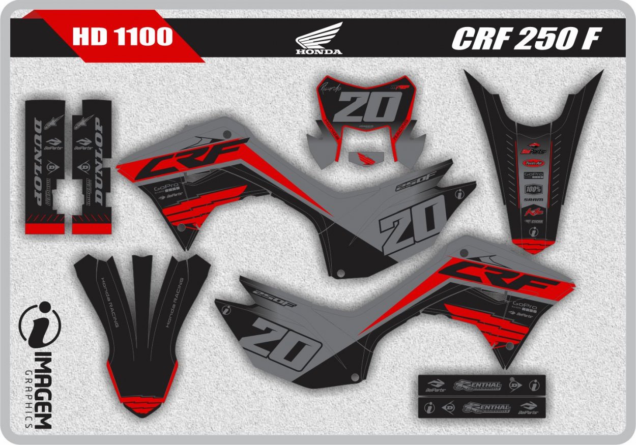 HD 1100 CRF 250 F