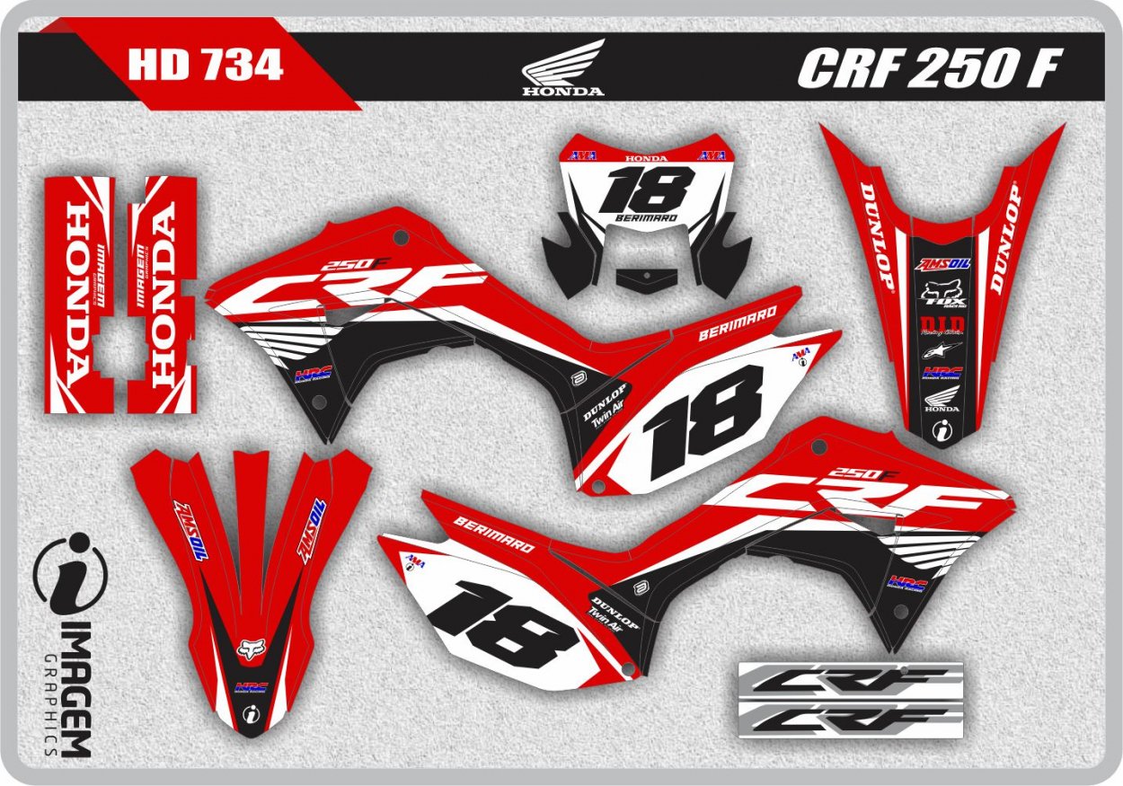 HD 734 CRF 250 F