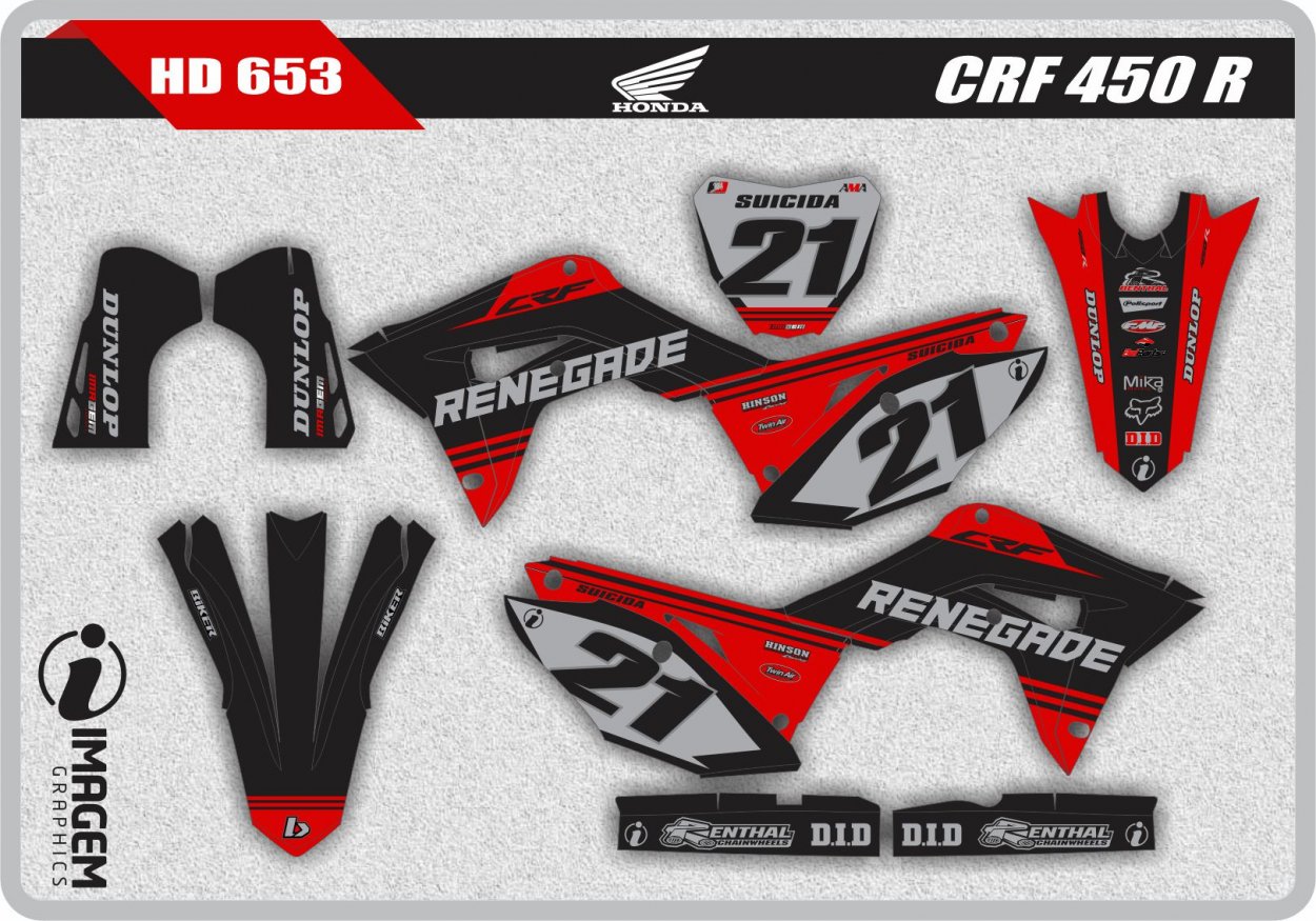 HD 653 CRF 450 R
