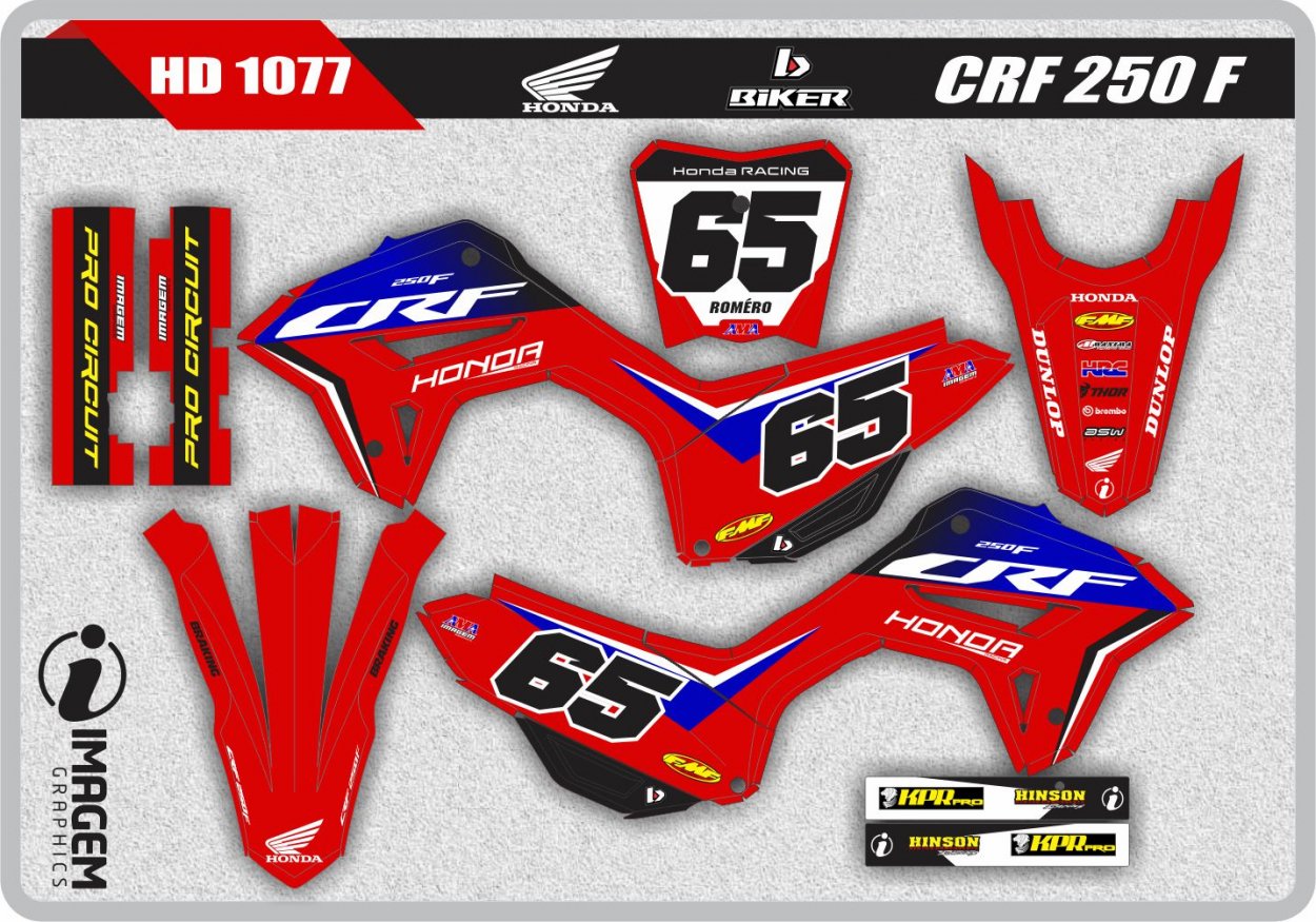 HD 1077 CRF 250 F