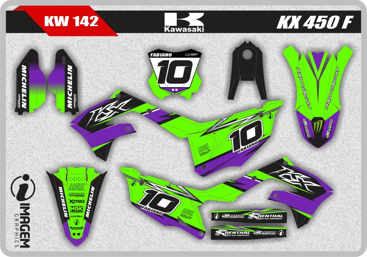 KW 142 KX 450 F