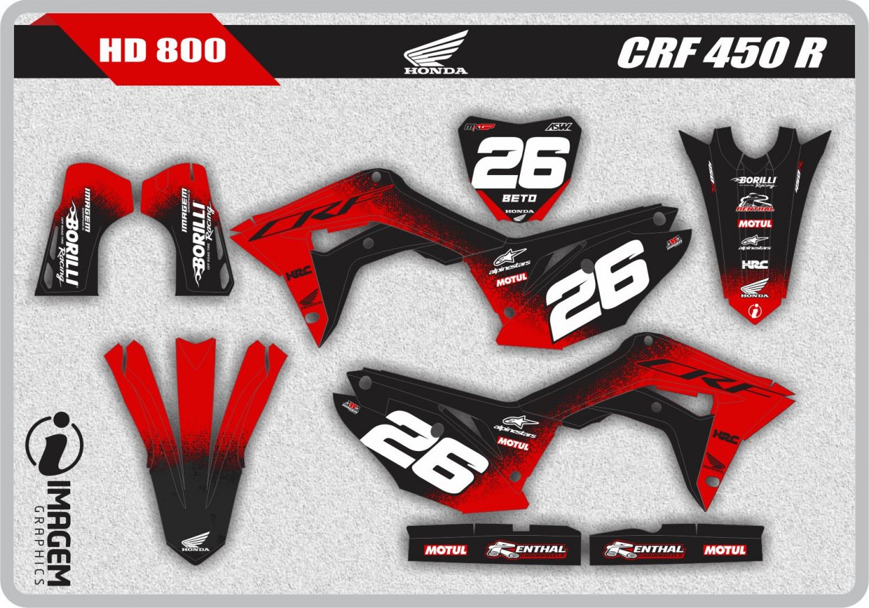 HD 800 CRF 450 R