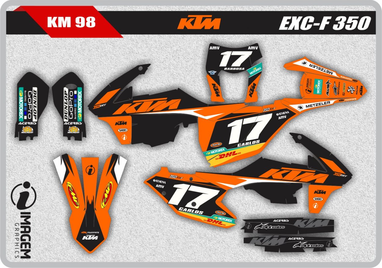 KM 98 KTM EXC-F 350