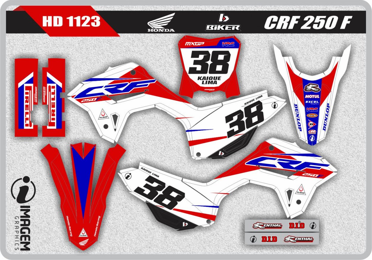 HD 1123 CRF 250 F