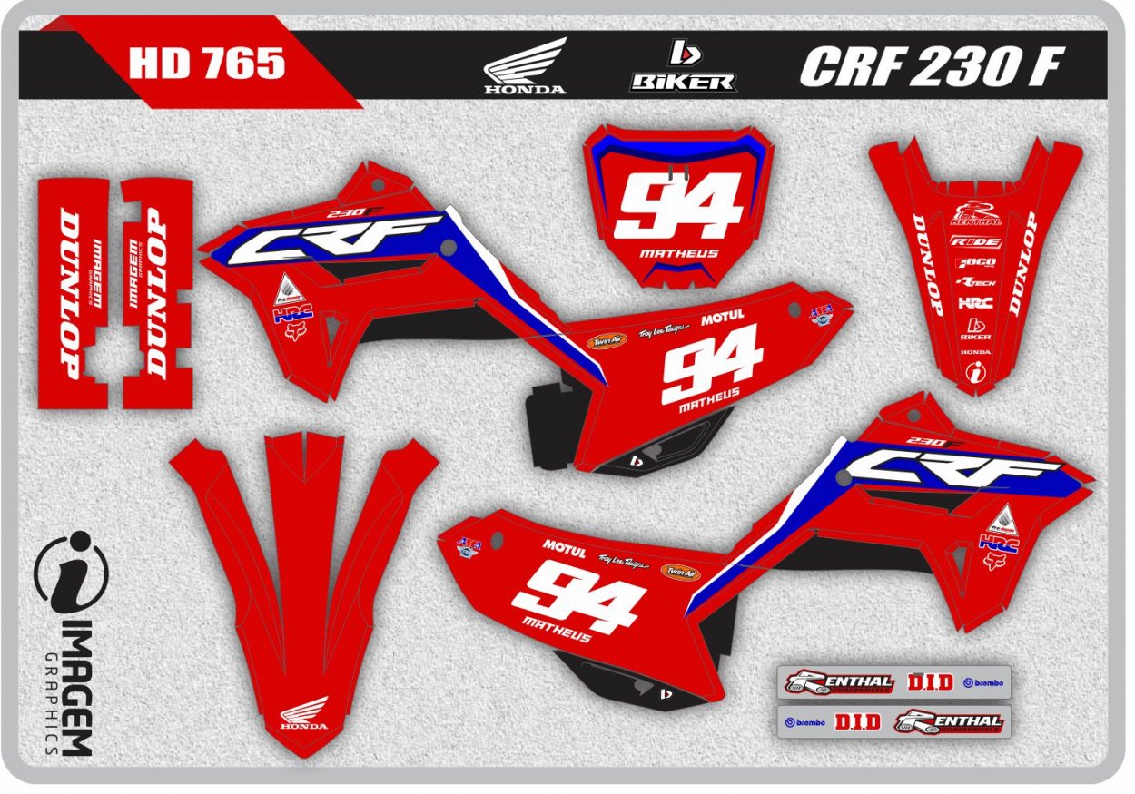 HD 765 CRF 230 F