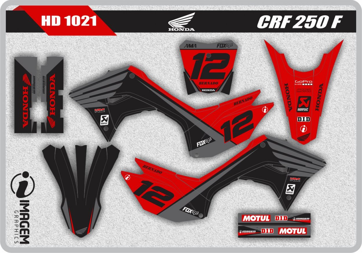 HD 1021 CRF 250 F 