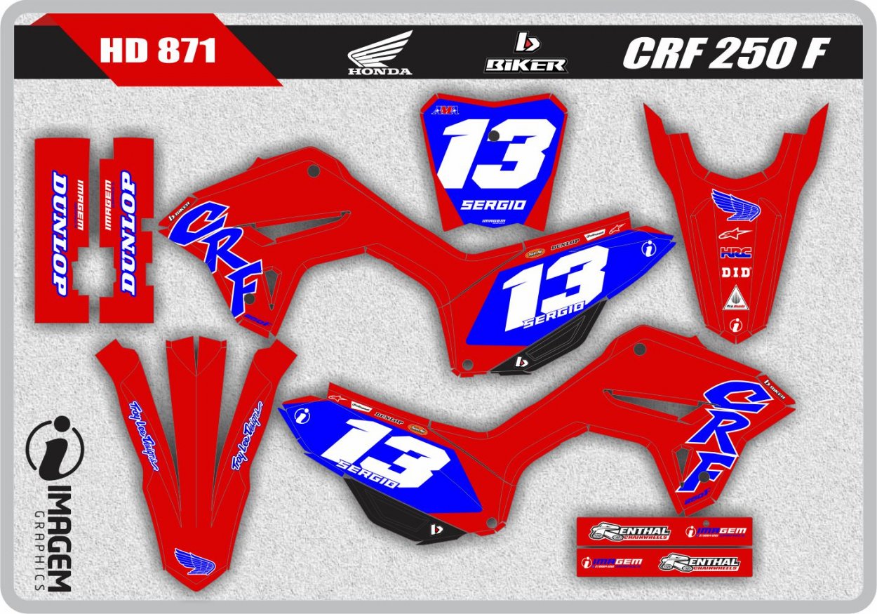 HD 871 CRF 250 F
