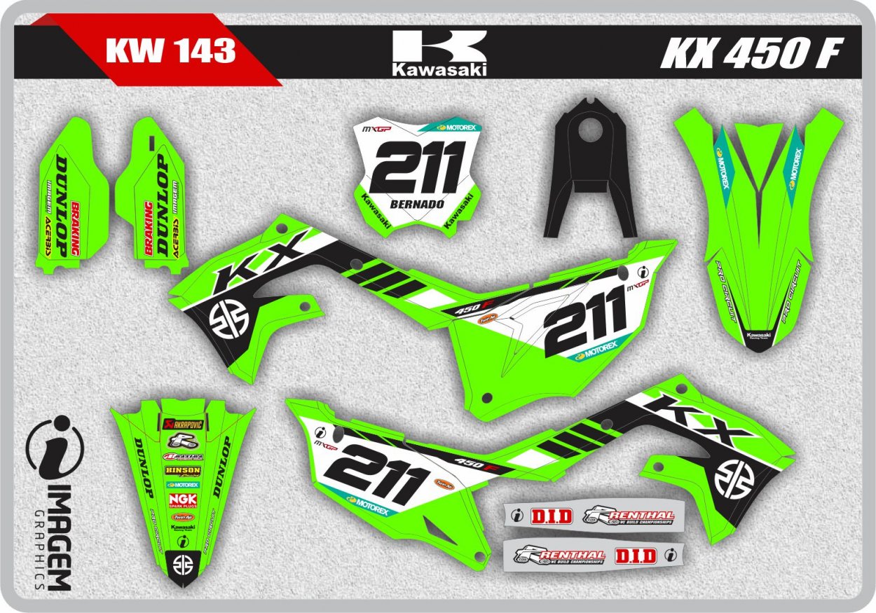 KW 143 KX 450 F