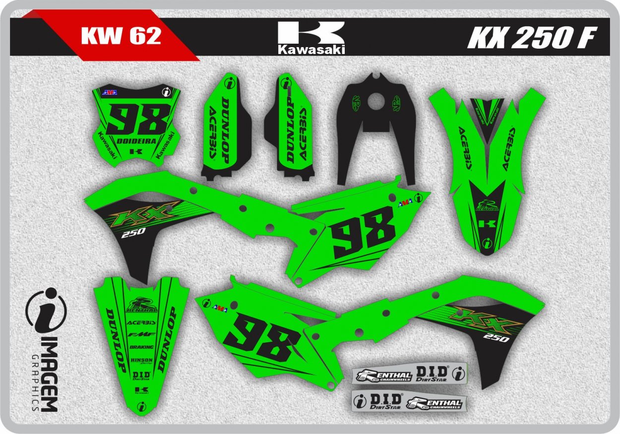 KW 62 KX 250 F