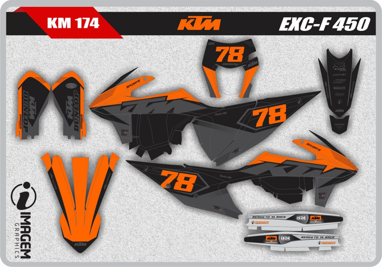 KM 174 KTM EXC-F 450