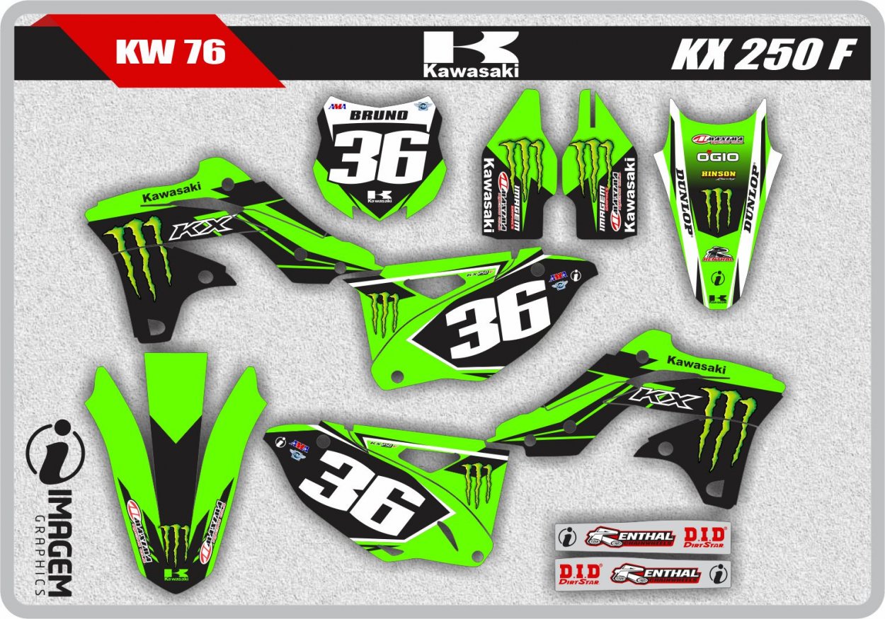 KW 76 KX 250 F