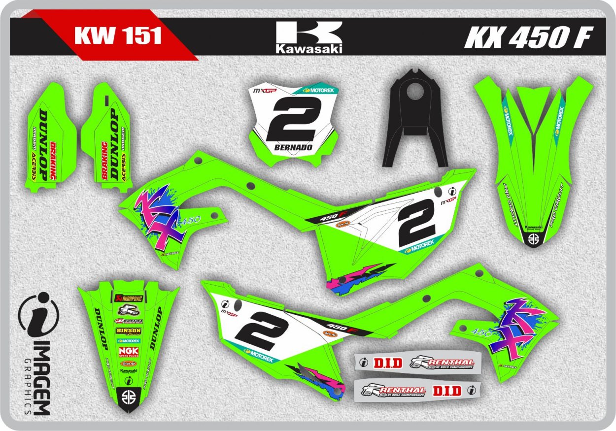 KW 151 KX 450 F