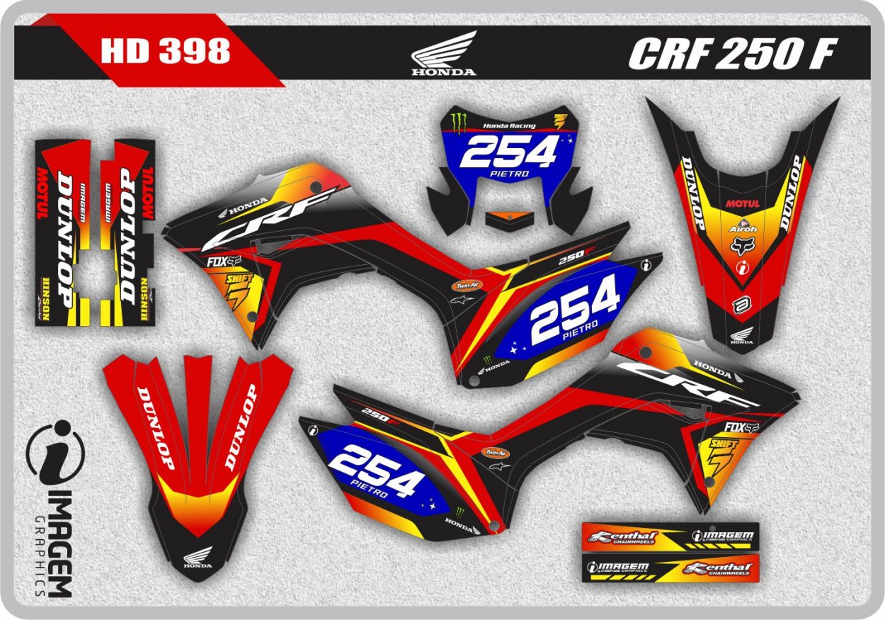 HD 398 CRF 250 F 