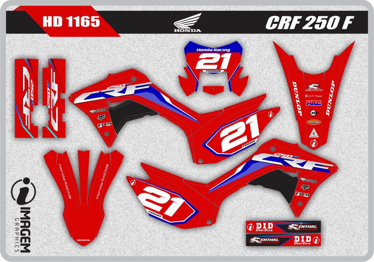 HD 1165 CRF 250 F 
