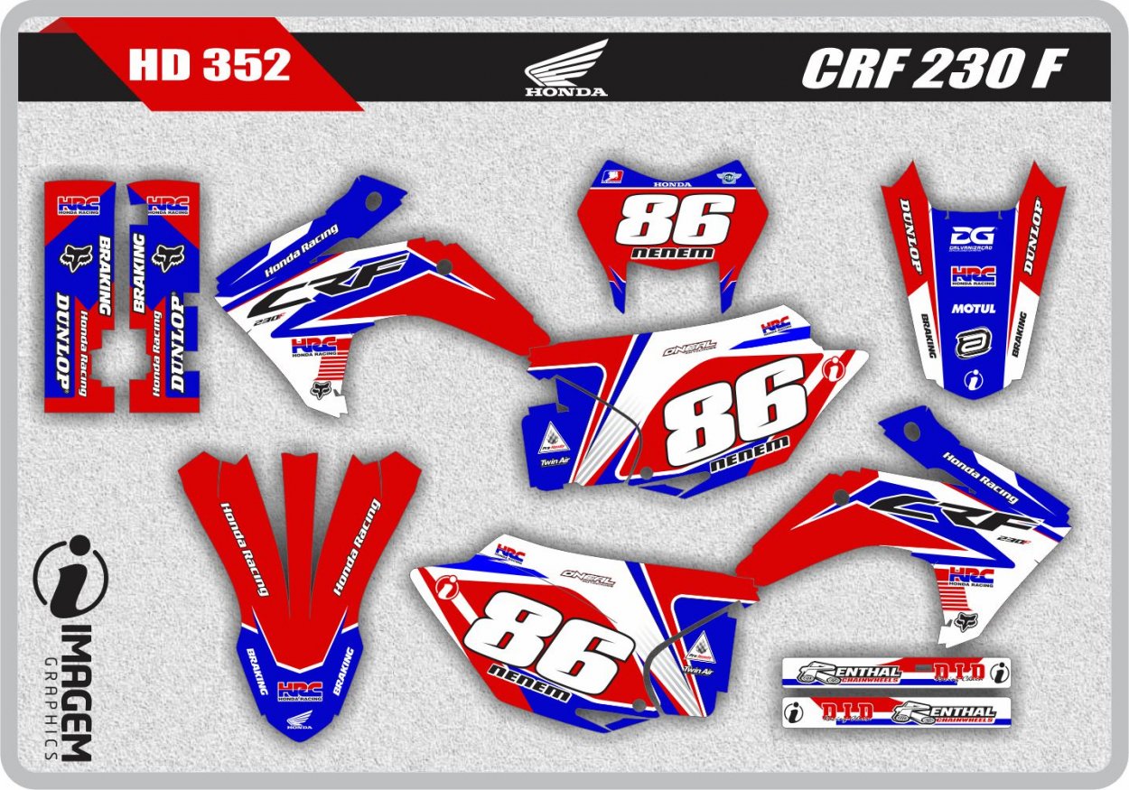 HD 352 CRF 250 R 