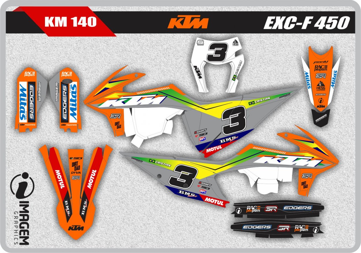 KM 140 KTM EXC-F 450