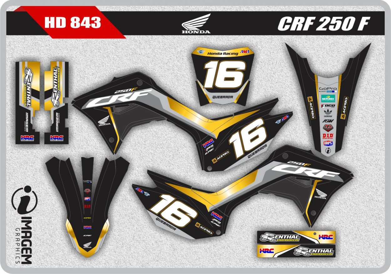 HD 843 CRF 250 F