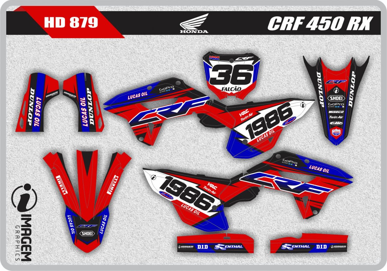 HD 879 CRF 450 RX