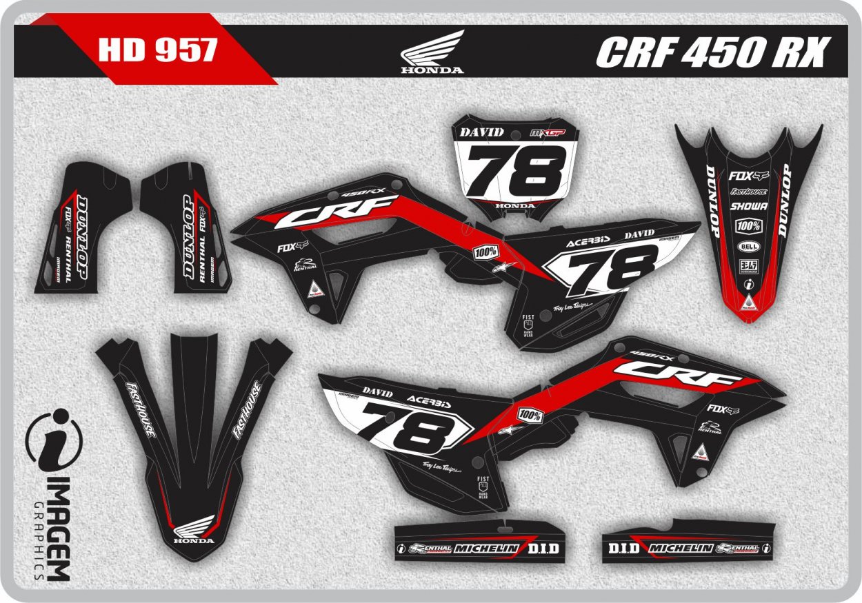 HD 957 CRF 450 RX