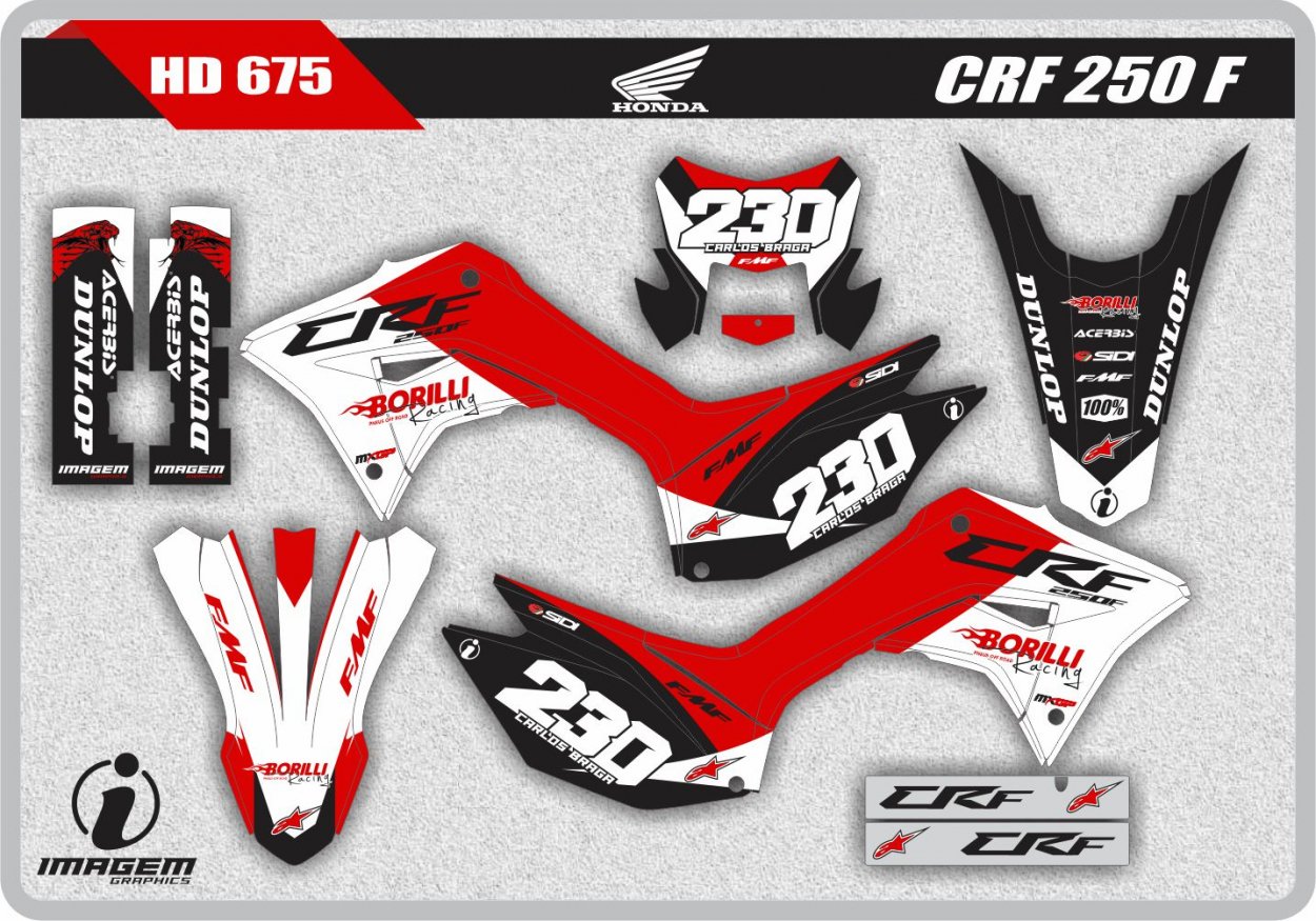 HD 675 CRF 250 F