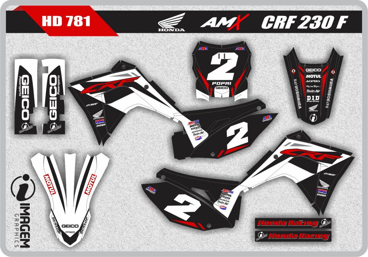 HD 781 CRF 230 F