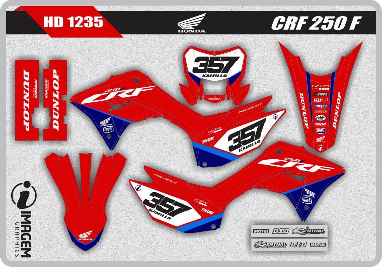 HD 1235 CRF 250 F
