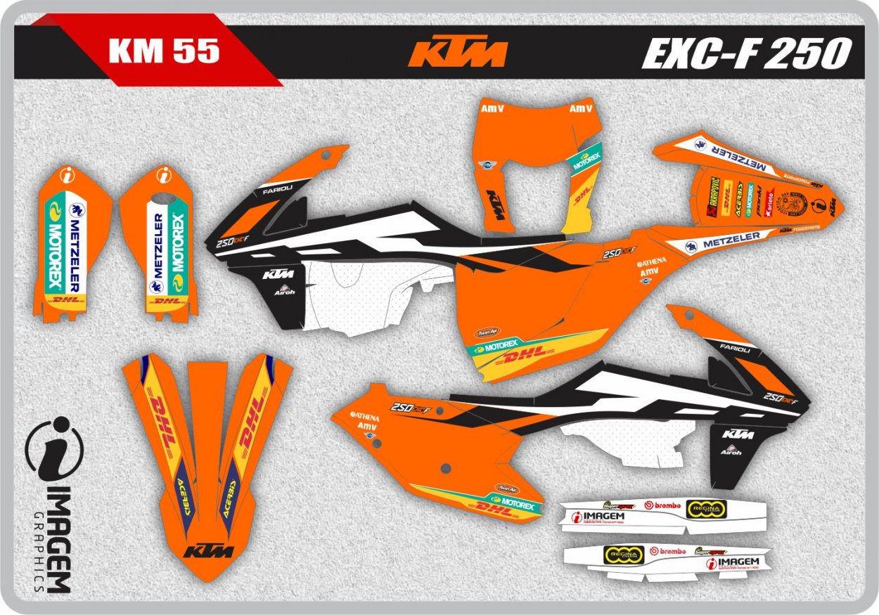 KM 55 KTM EXC -F 250 