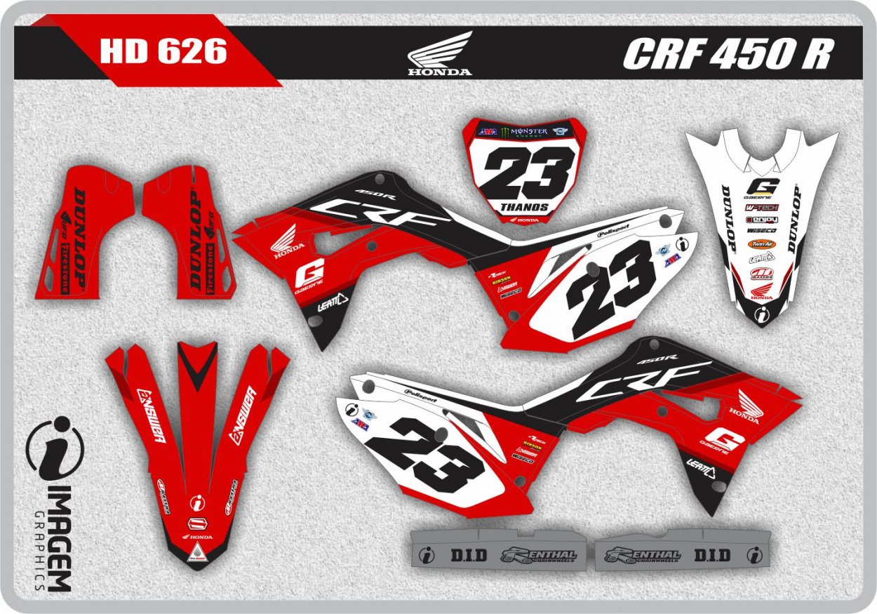 HD 626 CRF 450 R