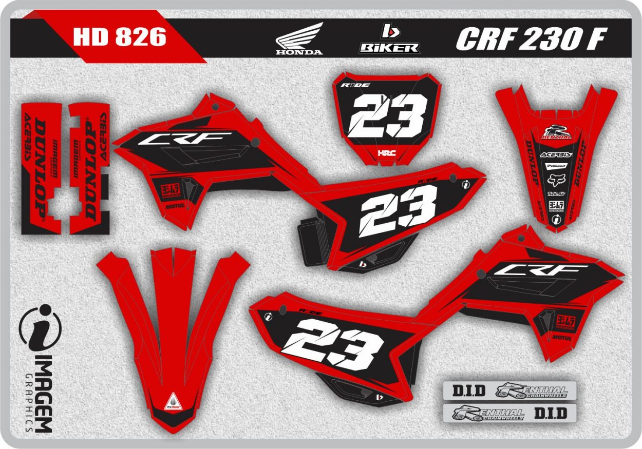 HD 826 CRF 230 F