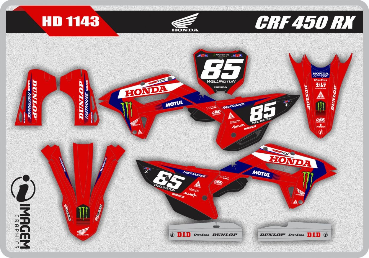 HD 1143 CRF 450 RX