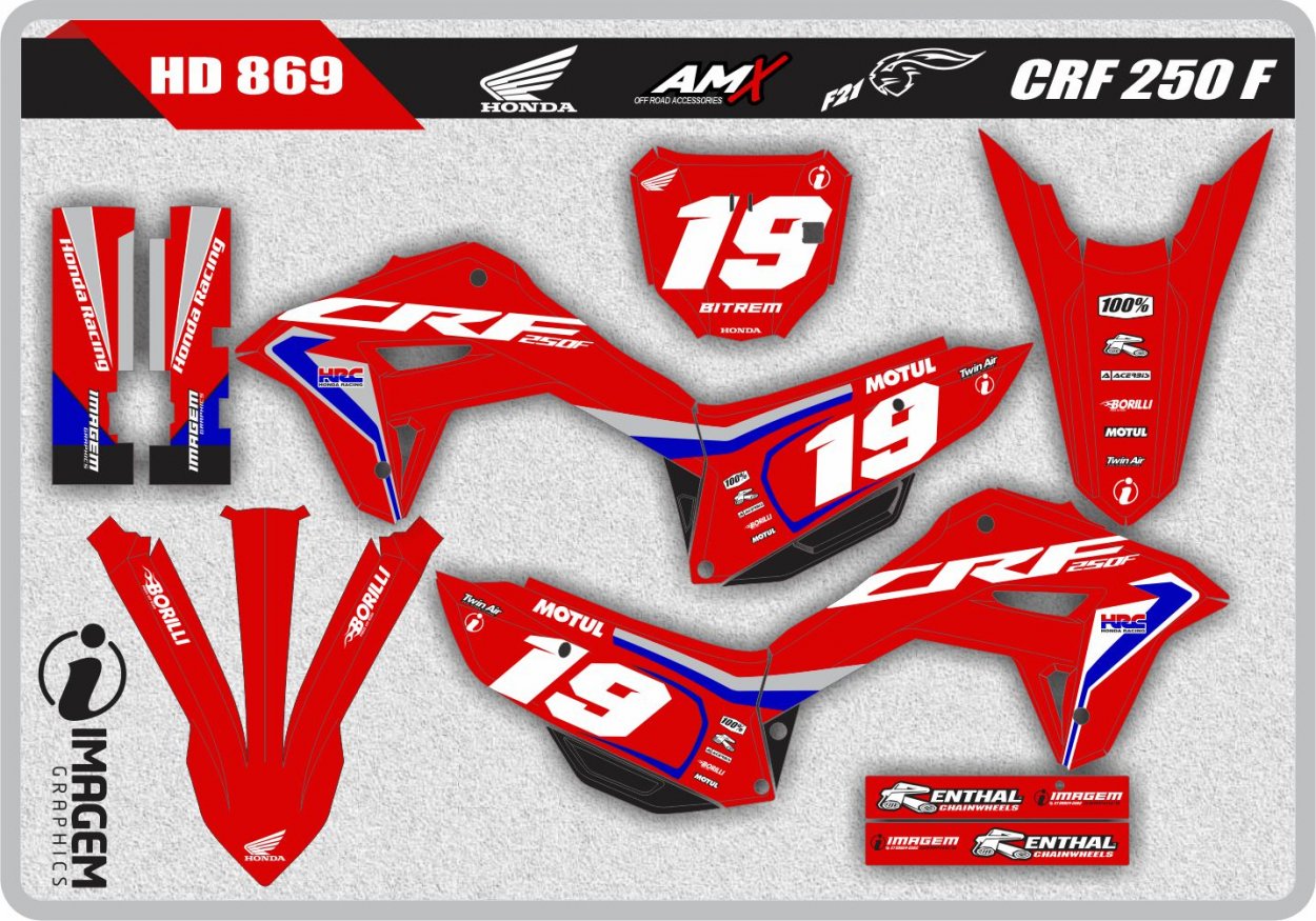 HD 869 CRF 250 F