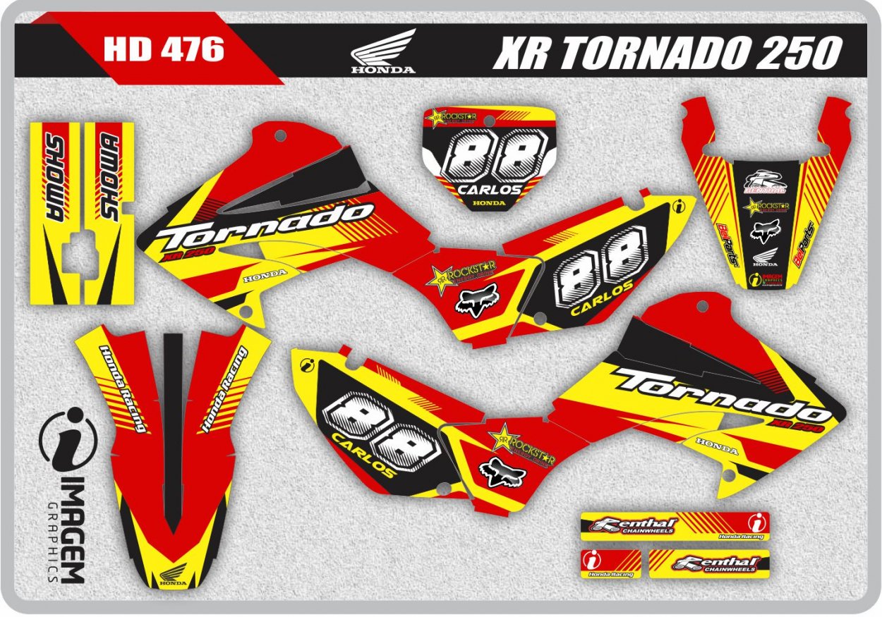 HD 476 XR TORNADO 250