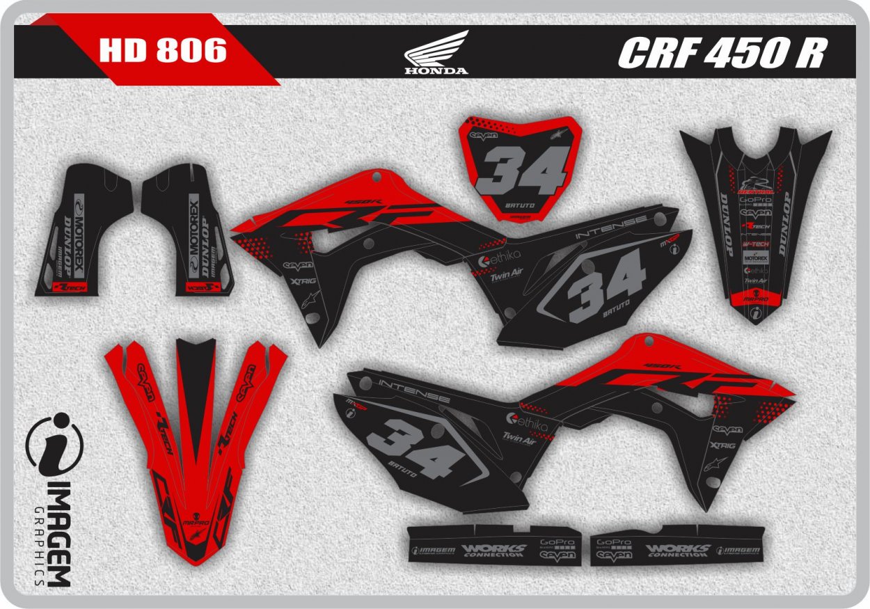 HD 806 CRF 450 R