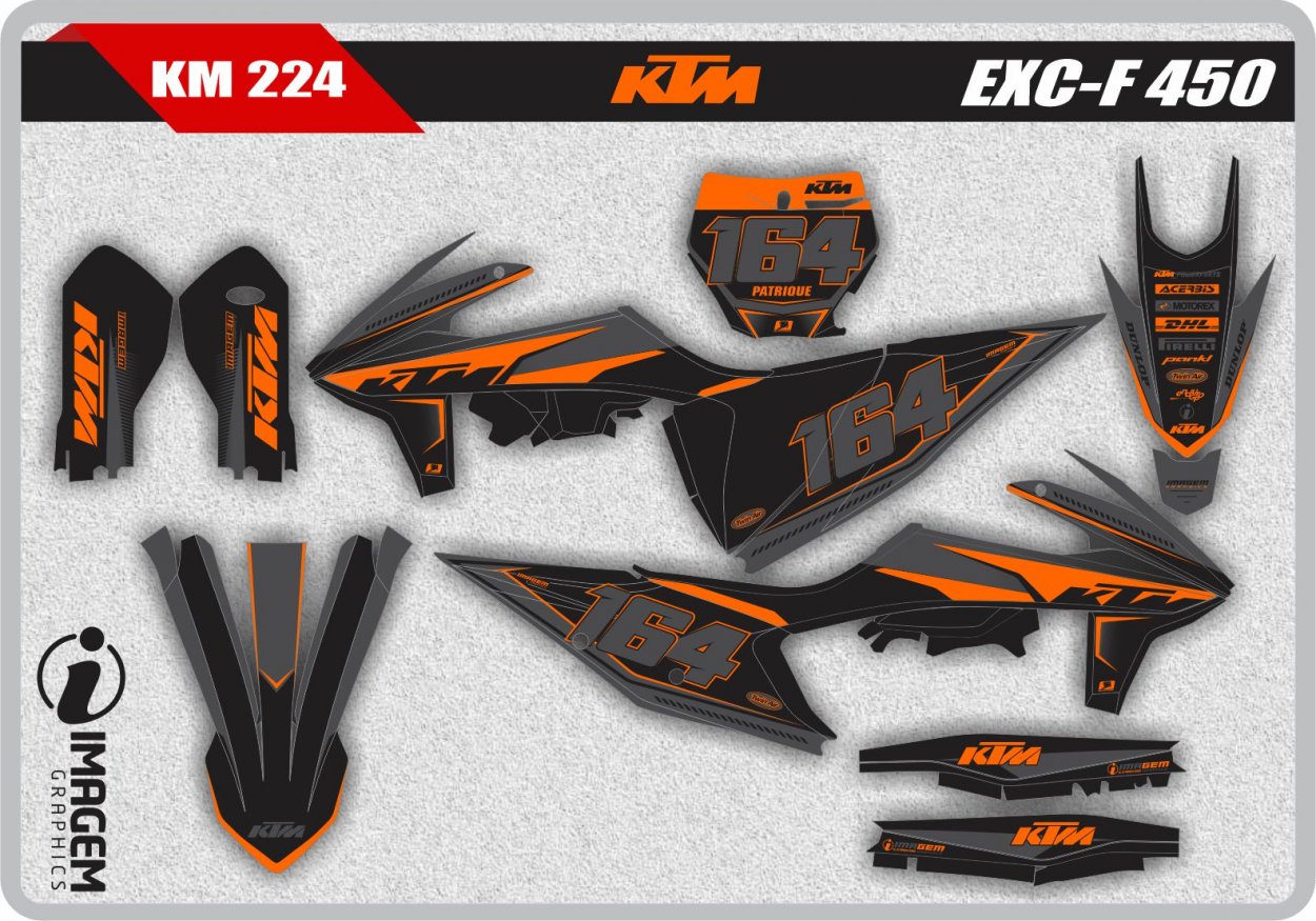 KM 224 KTM EXC-F 450
