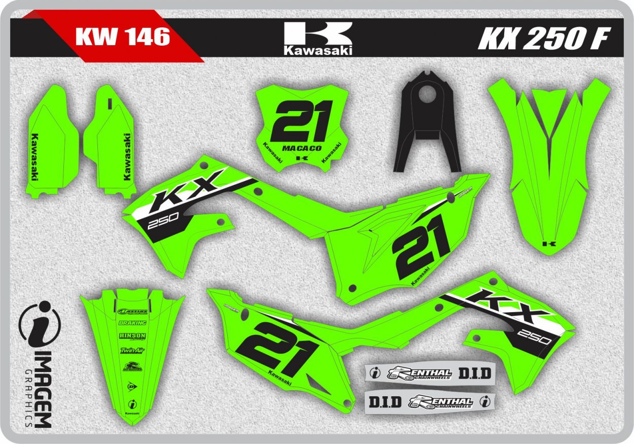 KW 146 KX 250 F