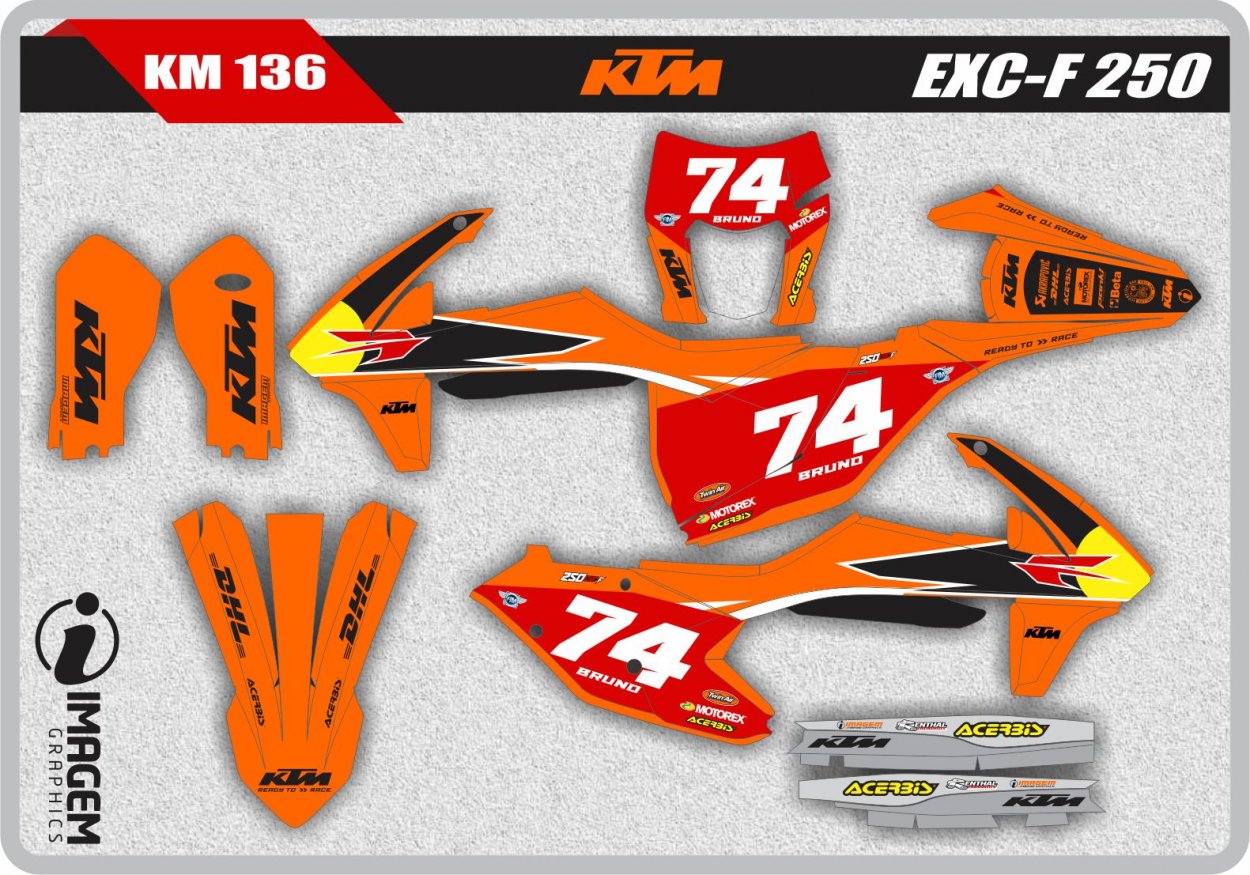 KM 136 KTM EXC-F 250