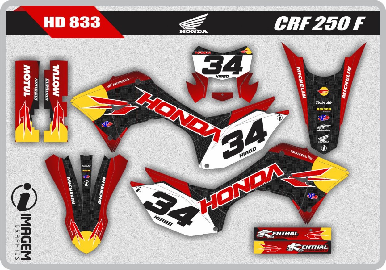 HD 833 CRF 250 F