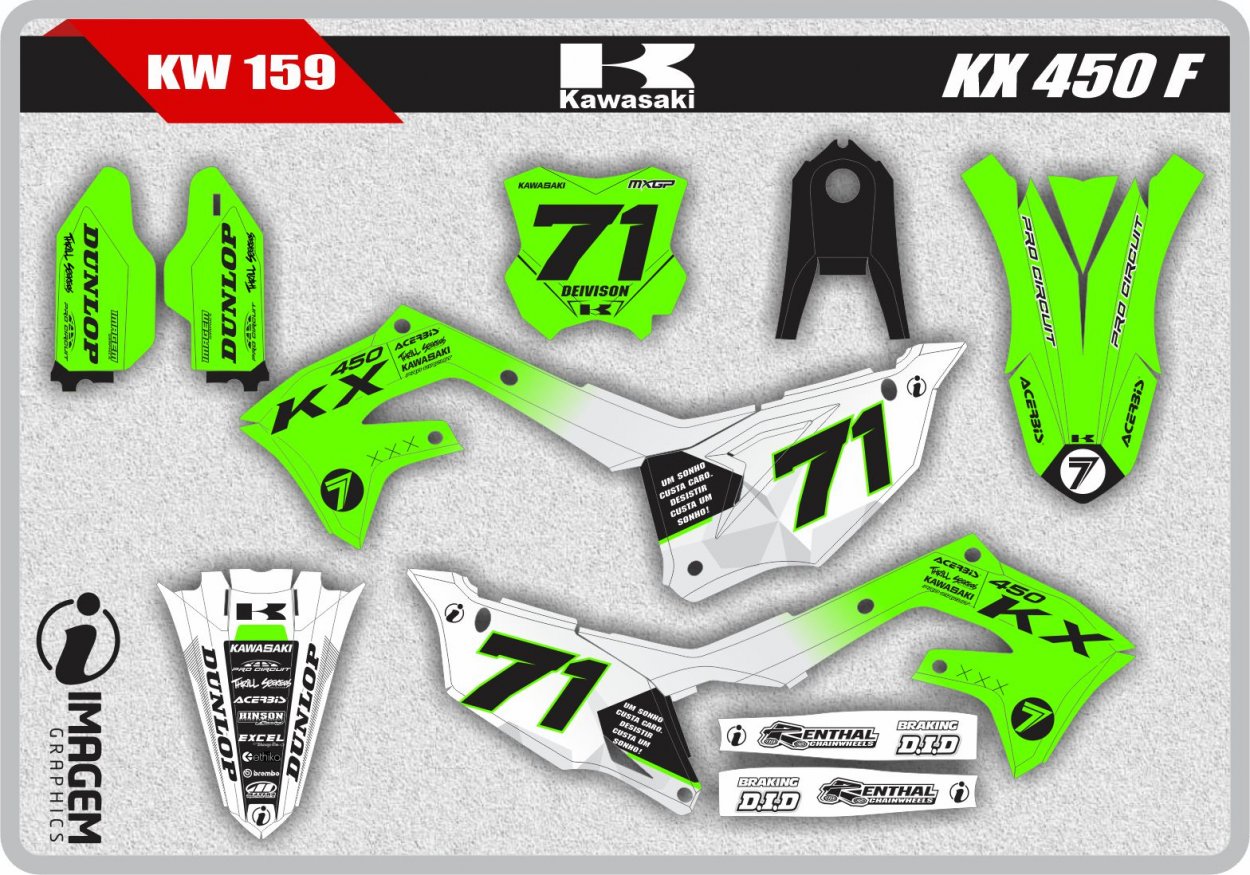 KW 159 KX 450 F