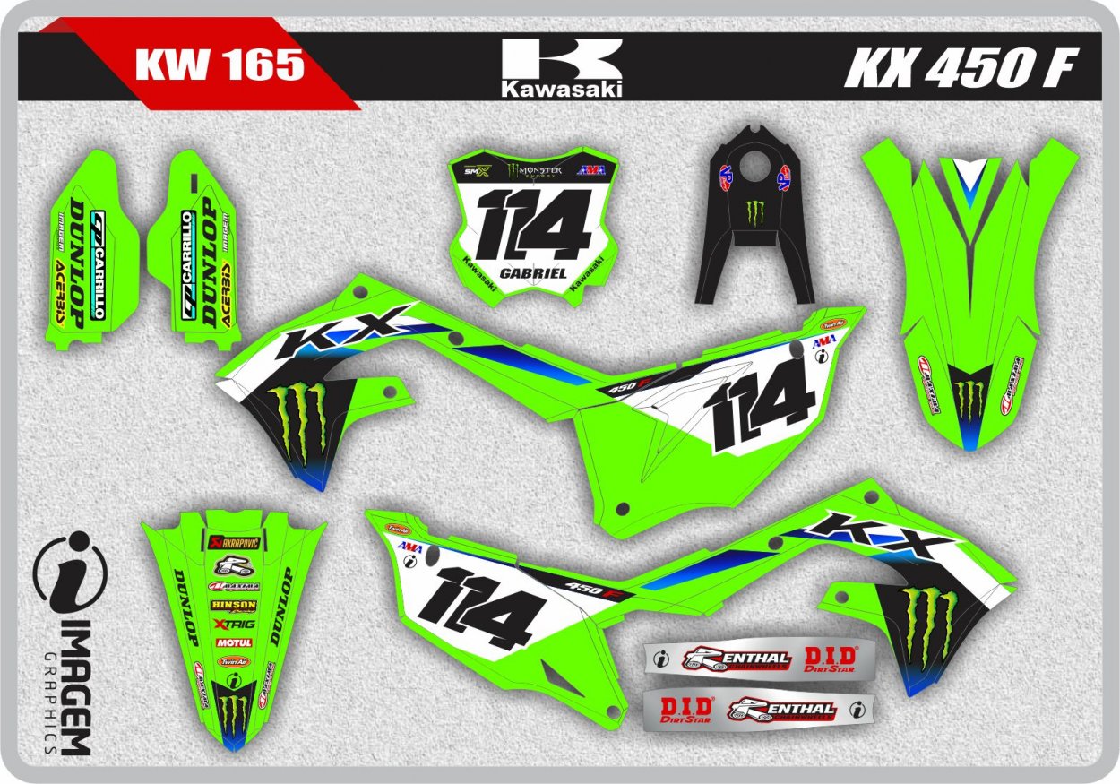 KW 165 KX 450 F