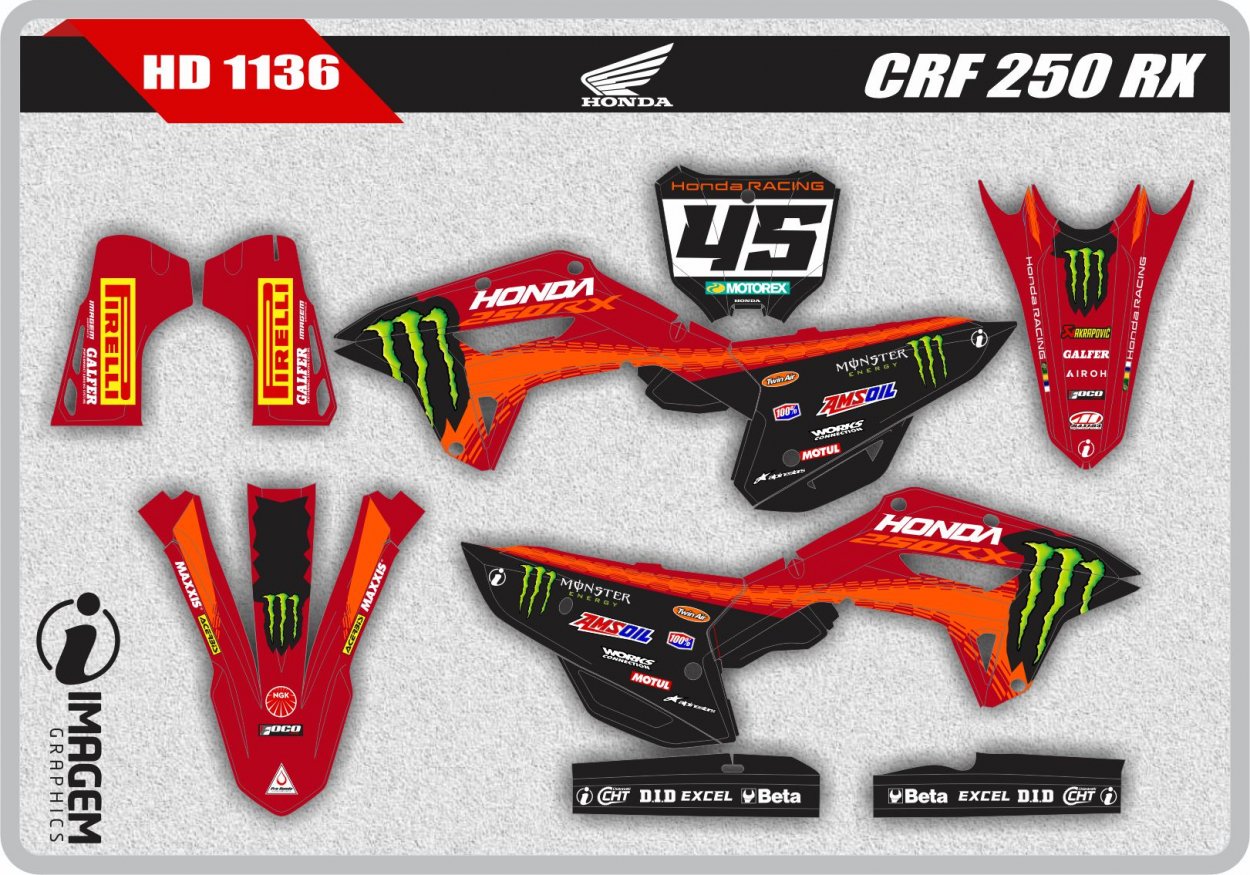 HD 1136 CRF 250 RX