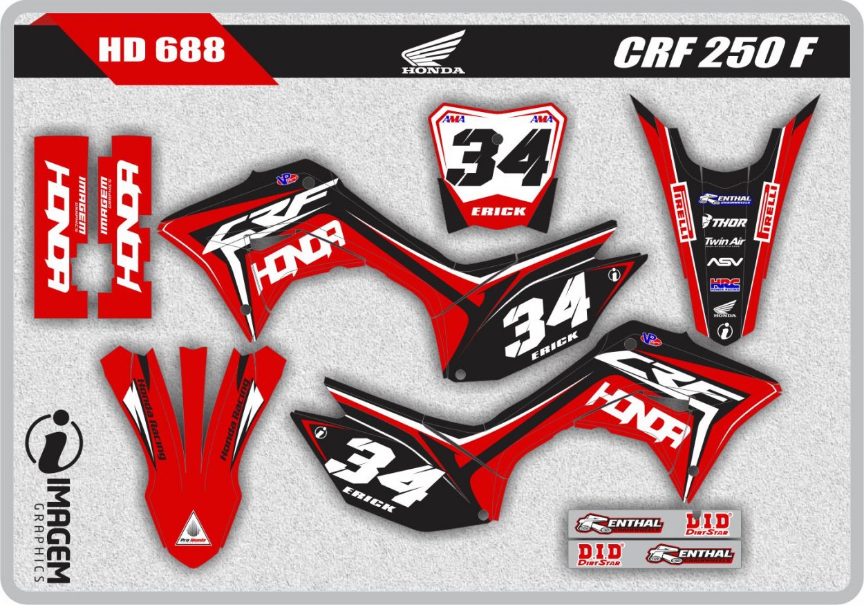 HD 688 CRF 250 F