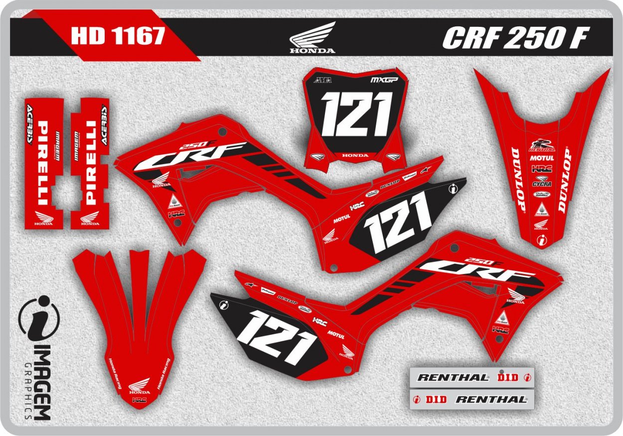 HD 1167 CRF 250 F 