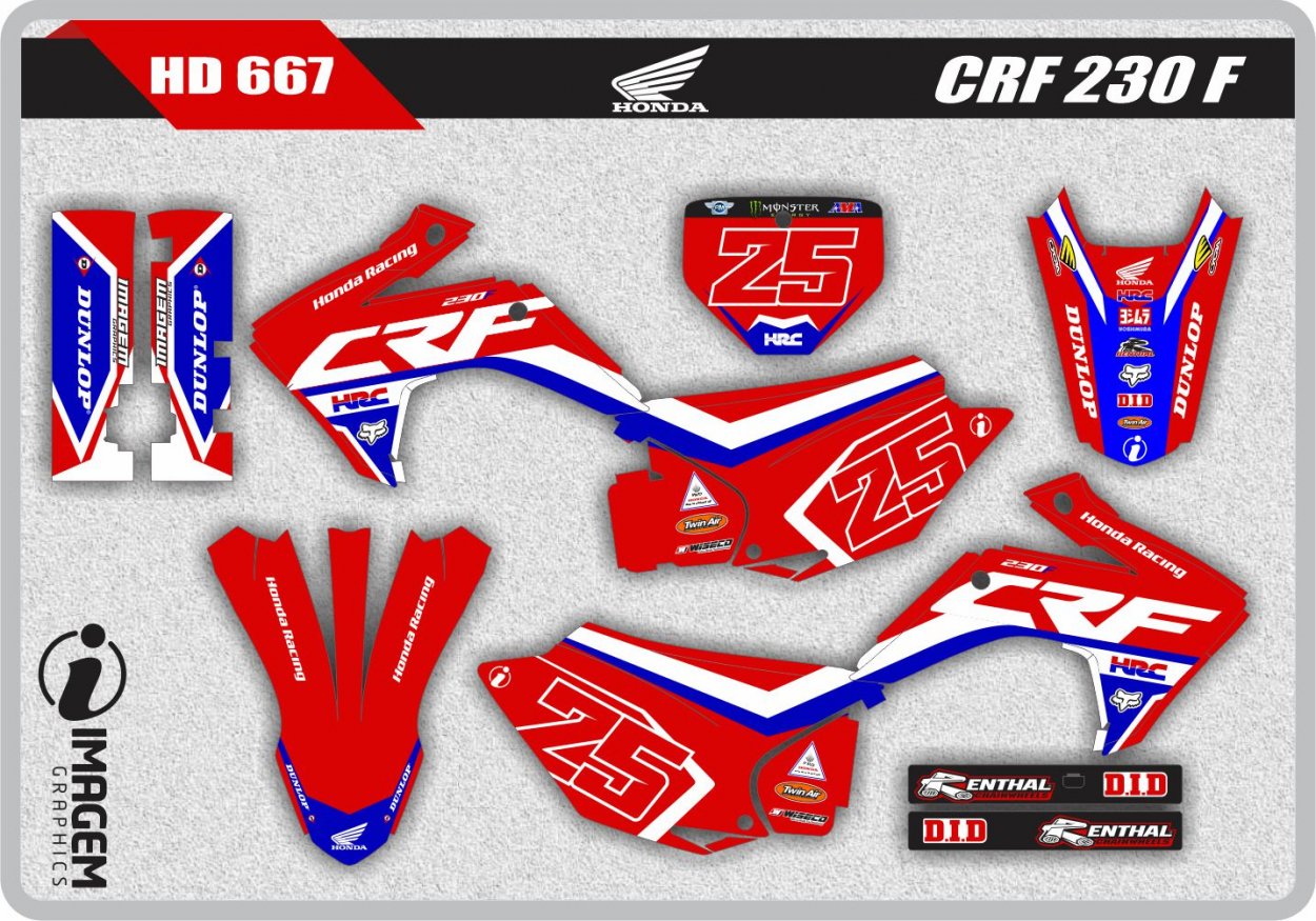 HD 667 CRF 230 F