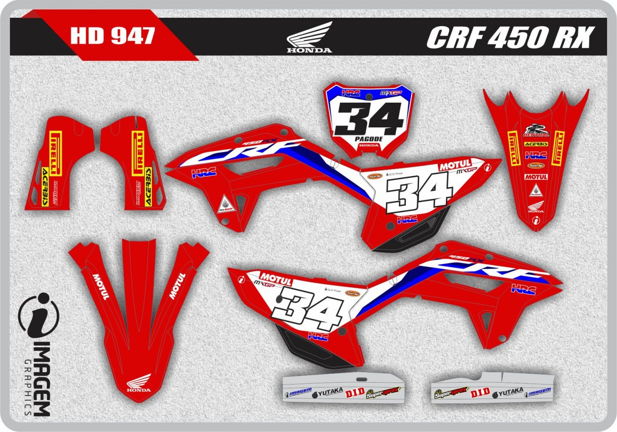 HD 947 CRF 450 RX