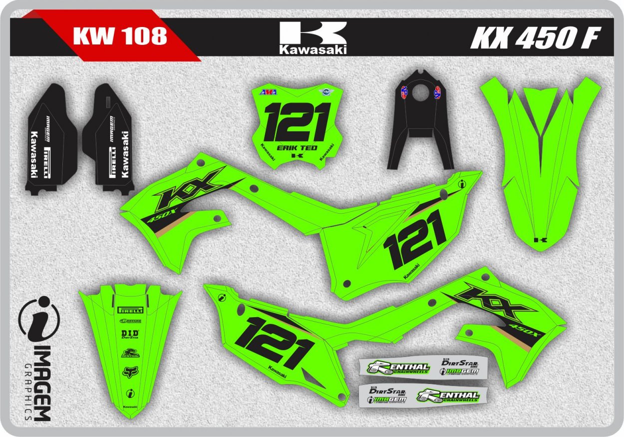 KW 108 KX 450 F