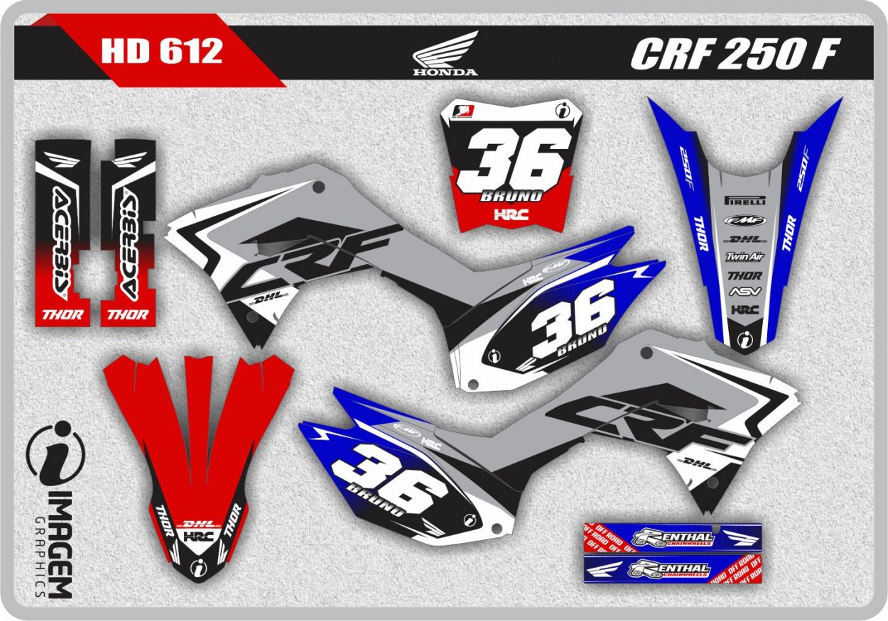 HD 612 CRF 250 F