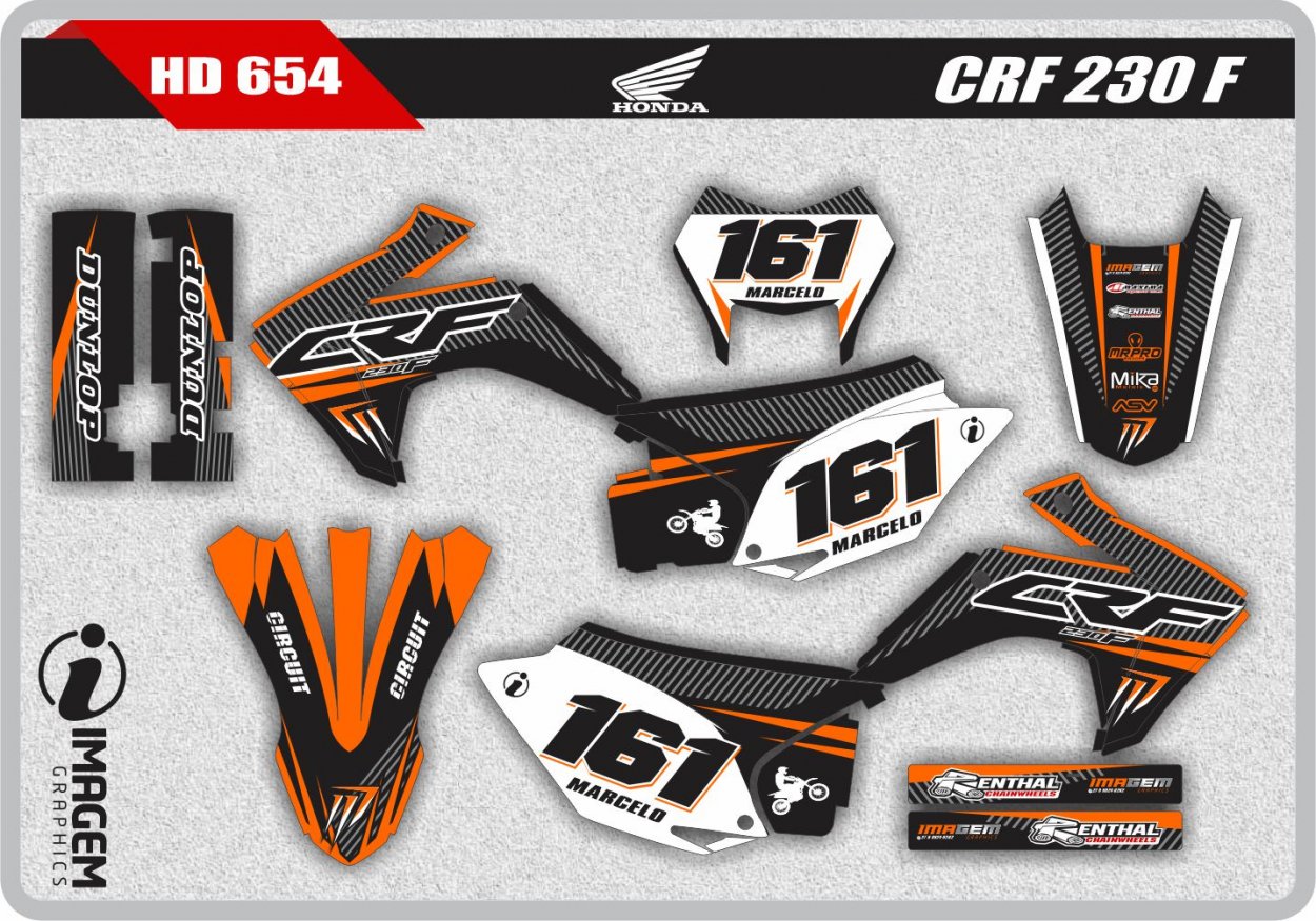 HD 654 CRF 230 F